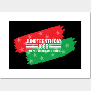 Juneteenth Remember our Ancestors, Black History Posters and Art